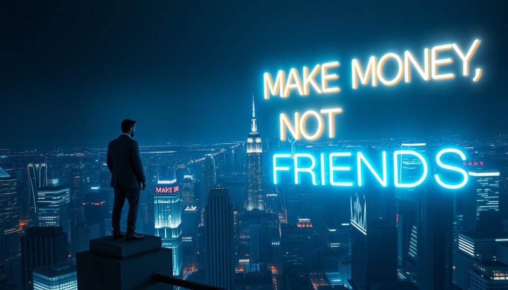 make money not friends