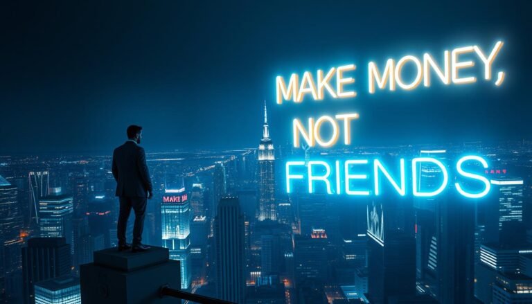 make money not friends
